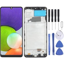 Samsung A22 LCD Ekran 4g Modeli A225 LCD Ekran Çıtalı Birebir Uyumlu