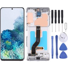 Samsung Galaxy S20 Plus 5g Sm G986 LCD Ekran +Tamir Seti Gümüş Tam Uyumlu