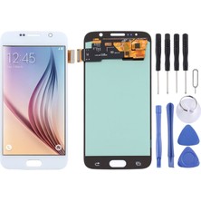 Samsung Galaxy S6 LCD Ekran Beyaz Renk Ilanı OLED +Tamir Seti Arasla Hızlı Gönderim