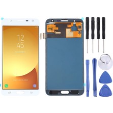 Samsung Galaxy J7 Core J701 LCD Ekran Beyaz Renk Ilanı +Tamir Seti