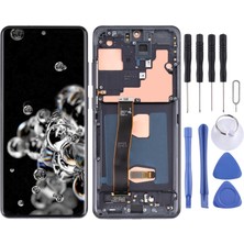 Samsung Galaxy S20 Ultra LCD Ekran Çerçeveli +Tamir Seti Birebir Uyumlu