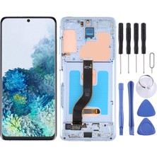 Samsung Galaxy S20 Plus 5g Sm G986B G985 LCD Ekran +Tamir Seti Amoled Mavi Renk Ilanı Ekran