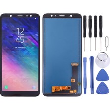Samsung Galaxy A6 Plus 2018 LCD Ekran Siyah Renk Ilanı +Tamir Seti Tam Uyumlu