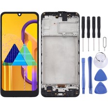 Samsung Galaxy M30S LCD Ekran +Tamir Seti Çerçeveli Siyah Renk Ilanı