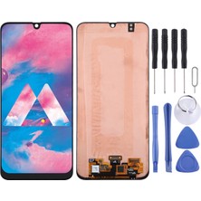 Samsung Galaxy M30 LCD Ekran Siyah Renk Ilanı +Tamir Seti