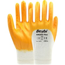 Beybi KN350 Flex Nitril Kaplı Pamuk Iş Eldiveni