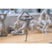 Yoga/meditasyon Yapan Iskandinav Tarzı Biblo Heykel Figür Dekor Dekorasyon Hediyelik Denge ve Huzur