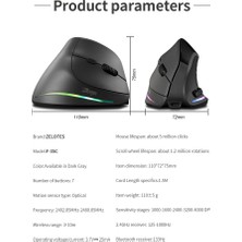 F-35C Dikey Ergonomik Bluetooth LED Ekran Mouse 4000DPI