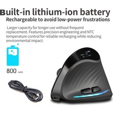 F-35C Dikey Ergonomik Bluetooth LED Ekran Mouse 4000DPI