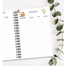 Okuma Ajandası/kitap Okuma Defteri/ Not Al - Okumanı Planla | Reading Planner 80 Yaprak