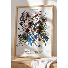 Artiera Wassily Kandinsky - Soyut Denge - Ahşap Çerçeveli Duvar tablosu
