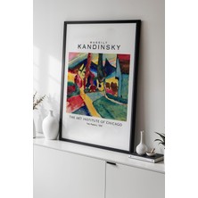 Artiera Wassily Kandinsky - Geometrik Ritim - Ahşap Çerçeveli Duvar tablosu