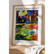 Artiera Wassily Kandinsky - Geometrik Ritim - Ahşap Çerçeveli Duvar tablosu
