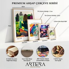 Artiera Wassily Kandinsky - Geometrik Ritim - Ahşap Çerçeveli Duvar tablosu