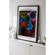 Artiera Wassily Kandinsky - Ekspresyonizm - Ahşap Çerçeveli Duvar tablosu