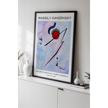 Artiera Wassily Kandinsky - Ekspresyonizm - Ahşap Çerçeveli Duvar tablosu