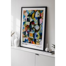 Artiera Paul Klee - Soyut Duygular - Ahşap Çerçeveli Duvar tablosu