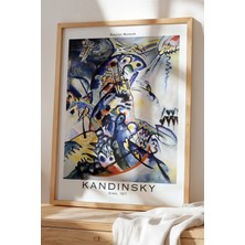 Artiera Wassily Kandinsky - Soyut Denge - Ahşap Çerçeveli Duvar tablosu