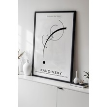 Artiera Wassily Kandinsky - Soyut Denge - Ahşap Çerçeveli Duvar tablosu