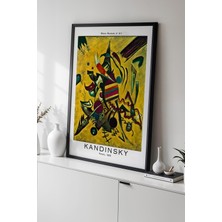 Artiera Wassily Kandinsky - Soyut Denge - Ahşap Çerçeveli Duvar tablosu