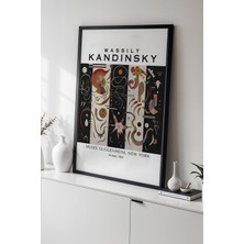 Artiera Wassily Kandinsky - Spiritüel Geometri - Ahşap Çerçeveli duvar tablosu