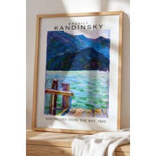 Artiera Wassily Kandinsky - Ekspresyonizm - Ahşap Çerçeveli Duvar tablosu
