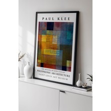 Artiera Paul Klee - Renklerin Senfonisi - Ahşap Çerçeveli Duvar tablosu