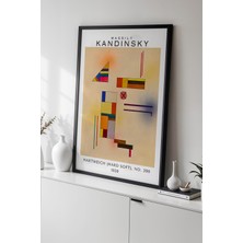 Artiera Wassily Kandinsky - Ekspresyonizm - Ahşap Çerçeveli Duvar tablosu