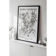 Artiera Wassily Kandinsky - Soyut Denge - Ahşap Çerçeveli Duvar tablosu