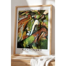 Artiera Wassily Kandinsky - Ekspresyonizm - Ahşap Çerçeveli Duvar tablosu