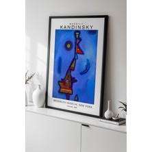 Artiera Wassily Kandinsky - Geometrik Ritim - Ahşap Çerçeveli Duvar tablosu