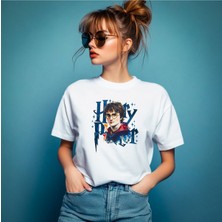Book OrBook Harry Potter Mini Çift Iplik Dokumalı %100 Pamuk Premium T-Shirt