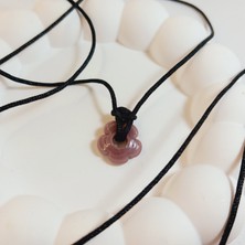 Crystal Atelier Murano Cam Çiçek Kolye