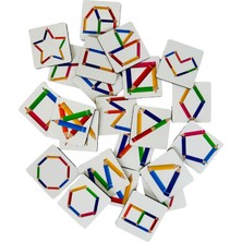zaar Kids Ahşap Renkli Kalemler Eşleştirme