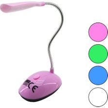 Mini   Pilli - Yaylı  Ledli Masa Lambası  3 x 1.5V Aaa Pil (4887)