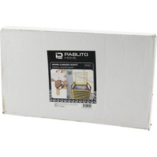Ahşap Bambu Kirli Çamaşır Sepeti - Kumaş Çantalı SEPET=40X35X44CM  KOL=16CM+44=Y=60CM (4887)