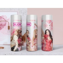 DREAM COLLECTION Kpop Blackpınk Özel Tasarım Sıcaklık Göstergeli Dijital Led Paslanmaz Çelik Termos 450 Ml