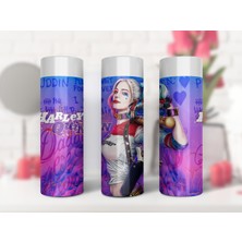 Dream Collectıon Harley Qıenn Özel Tasarım Sıcaklık Göstergeli Dijital Led Paslanmaz Çelik Termos 450 Ml