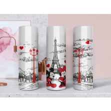 Dream Collectıon Fare Özel Tasarım Sıcaklık Göstergeli Dijital Led Paslanmaz Çelik Termos 450 Ml