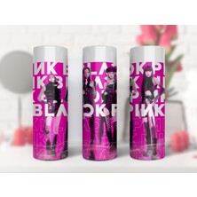 DREAM COLLECTION Kpop Blackpınk Özel Tasarım Sıcaklık Göstergeli Dijital Led Paslanmaz Çelik Termos 450 Ml