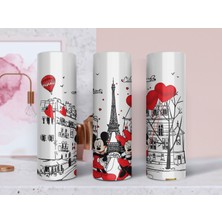 Dream Collectıon Fare Özel Tasarım Sıcaklık Göstergeli Dijital Led Paslanmaz Çelik Termos 450 Ml