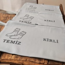 Büro Ev Ofis Hijyeni Için Seyahat Tipi Baskılı Kirli Torbası
