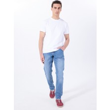 Mustang Orta Bel Slim Fit Indigo Erkek Denim Pantolon Mıchıgan Slım - 1174