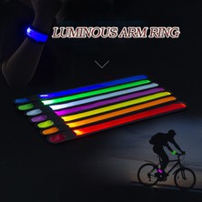 Fuhao Shop C K3-12 2021 Yeni LED Işıklı Koşu Kol Bandı Dış Mekan Sporları Işıklı Kol Bandı Gece Yansıtıcı Güvenlik Kemeri (Yurt Dışından)
