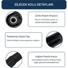 Ford Fiesta Arka Cam Silecek Takımı (Kol+Süpürge) 2008-2017
