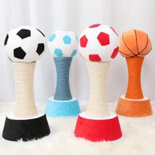 Glipet Futbol Kupası Şeklinde Kedi Tırmalama Standı 30X30X60 cm
