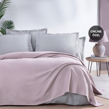 Yataş Kallista Çift Kişilik Pamuk Pike - Lila