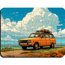 Ultra Basım Çocuklar Için Eğitici & Öğretici Ahşap Puzzle Yapboz 2 Adet 24 Parça Ahşap Puzzle Yapboz