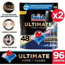 Finish Ultimate Bulaşık Makinesi Deterjanı Kapsül Tablet 96 Adet (48 x 2)