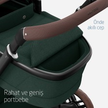 Maxi- Cosi Fame Yatış Pozisyonu Ayarlanabilir Ekstra Geniş 0- 9 kg Portbebe Twillic Green